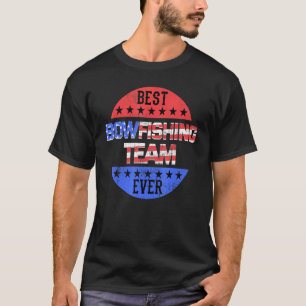 Bowfishing Team Unabhängigkeitstag Patriotisches U T-Shirt
