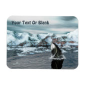 Bowhead Whale Magnet (Horizontal)