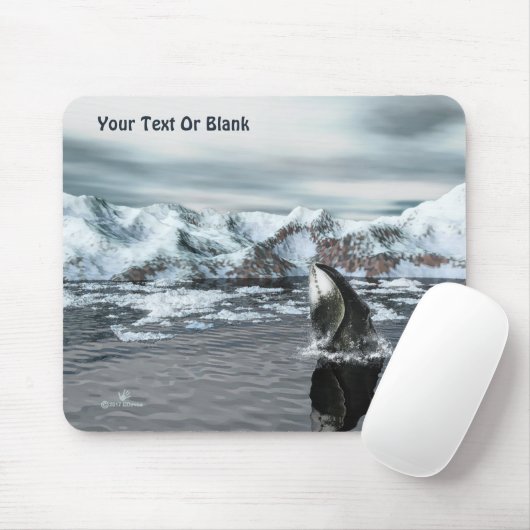 Bowhead Whale Mousepad (Mit Mouse)
