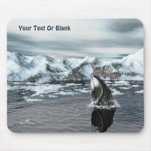 Bowhead Whale Mousepad (Vorne)