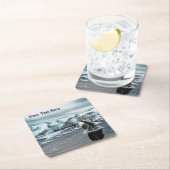 Bowhead Whale Rechteckiger Pappuntersetzer (Vor Ort)