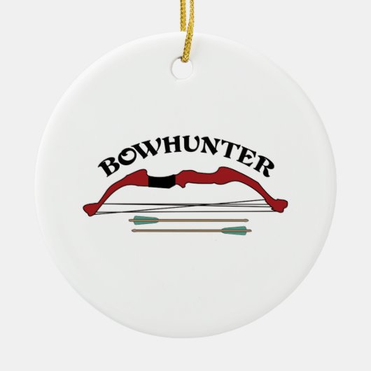 BOWHUNTER KERAMIKORNAMENT (Vorne)