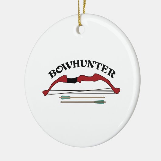 BOWHUNTER KERAMIKORNAMENT (Links)