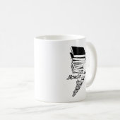 Bowie Buch-Verein-Tasse Kaffeetasse (VorderseiteRechts)
