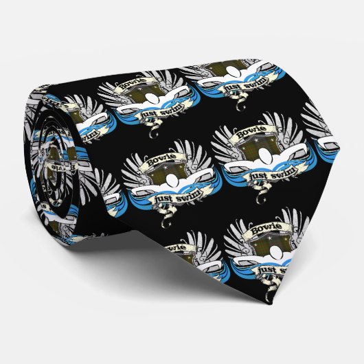 Bowie gerade Schwimmen Krawatte (Gerollt)