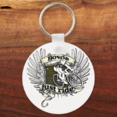 Bowie Just Ride Schlüsselanhänger (Vorderseite)