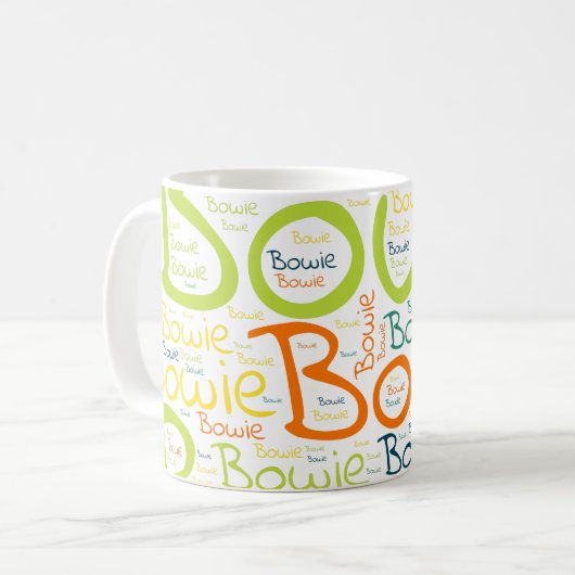 Bowie Kaffeetasse (Vorderseite Links)