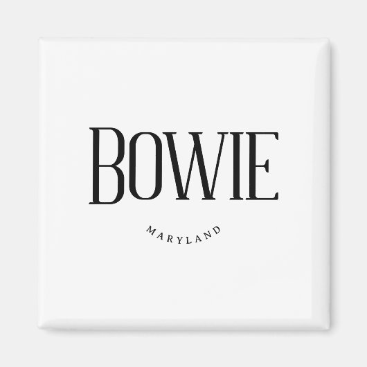 Bowie MD Magnet (Vorne)