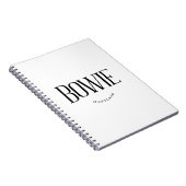 Bowie MD Notizblock (Rechte Seite)