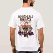 Bowie mit der Band T-Shirt (Rückseite)
