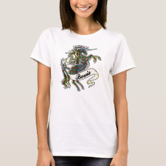 Bowie Tartan-Einhorn T-Shirt