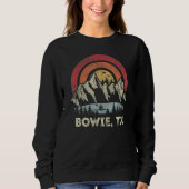 Bowie Texas Mountain Sunset Sunrise Kayaking Sweatshirt (Vorderseite)