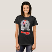 Bowie Ziggy Labrador Retriever Animal Rebel T-Shirt (Vorne ganz)