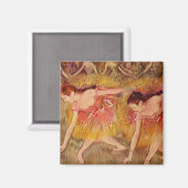 Bowing Dancers - Edgar Degas - 1885 Magnet (Vorderseite/Rückseite)