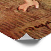 Bowing Dancers - Edgar Degas - 1885 Poster (Ecke)