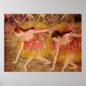 Bowing Dancers - Edgar Degas - 1885 Poster (Vorne)