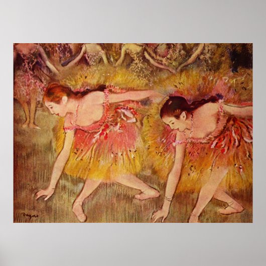 Bowing Dancers - Edgar Degas - 1885 Poster (Vorne)