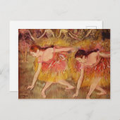 Bowing Dancers - Edgar Degas - 1885 Postkarte (Vorne/Hinten)
