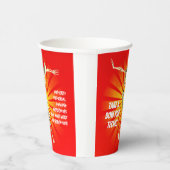 Bowing Skeleton Krass Tech Wertschätzung Pappbecher (Rechts)