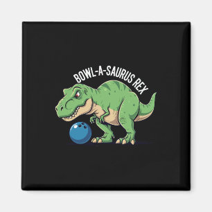 Bowl-a-saurus Rex Lustiger Dinosaurier Bowling Hum Magnet