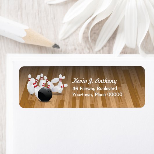 Bowl a Strike-Rücksendeadresse (Insitu)