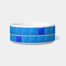Bowl - Blue Square Mosaik