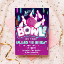 Bowl Bowling Birthday Party