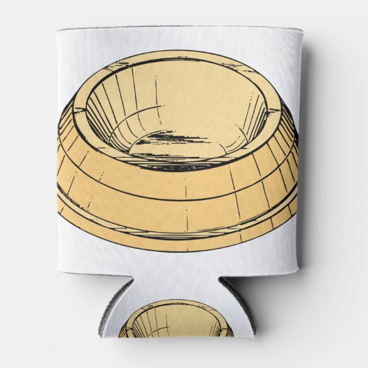 Bowl Dish Pet Cat Plate Leere Food Hund Peach Dosenkühler (Vorderseite)