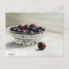 Bowl Full of Cherries Art Postkarte