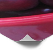 Bowl Full of Cherries Poster (Ecke)