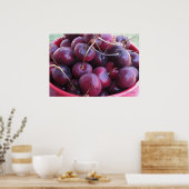 Bowl Full of Cherries Poster (Küche)