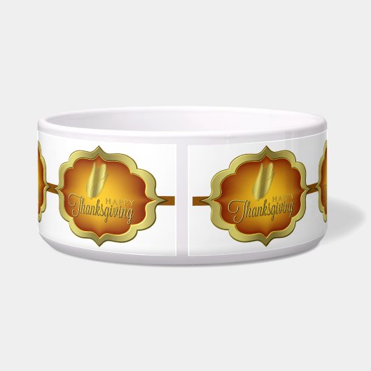 Bowl - Happy Thanksgiving - Mais Napf (Rückseite)