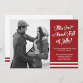 Bowl Jelly Pregnancy Foto Announccard Ankündigung (Vorne/Hinten)