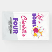 Bowl Kids Bowling Birthday Party Banner (Horizontal)