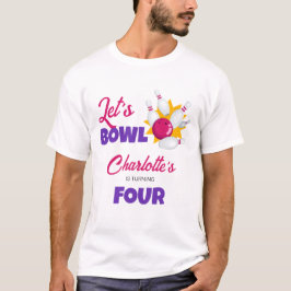Bowl Kids Bowling Birthday Party T-Shirt