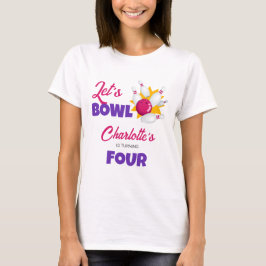 Bowl Kids Bowling Birthday Party T-Shirt