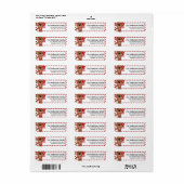 Bowl Me over Valentine Bear Address Labels d6 (Vorne)