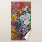 Bowl mit Blume, Van Gogh Badehandtuch (Badehandtuch)