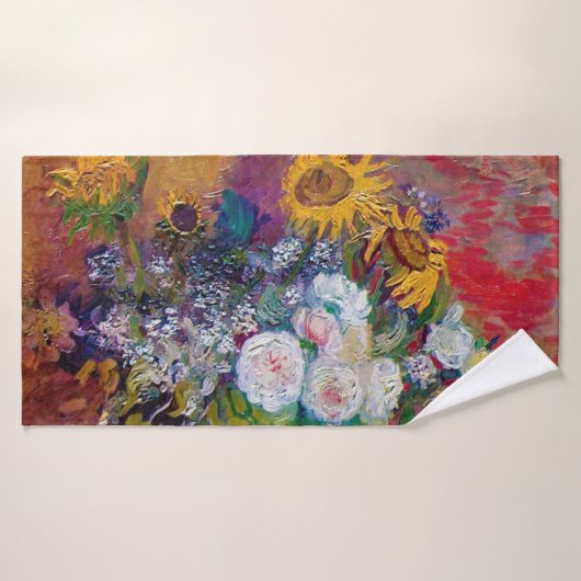 Bowl mit Blume, Van Gogh Badehandtuch (Badehandtuch)
