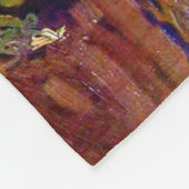 Bowl mit Blume, Van Gogh Fleecedecke (Ecke)