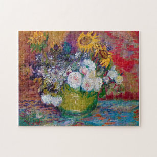 Bowl mit Blume, Van Gogh Puzzle