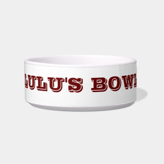 Bowl mit dem Namen Ihrer Katze Napf