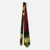 Bowl mit Peongs und Rose von Vincent van Gogh Krawatte (Rückseite)