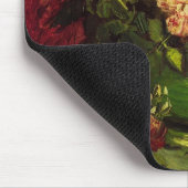 Bowl mit Peongs und Rose von Vincent van Gogh Mousepad (Ecke)