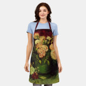 Bowl mit Peongs und Rose von Vincent van Gogh Schürze (Getragen)