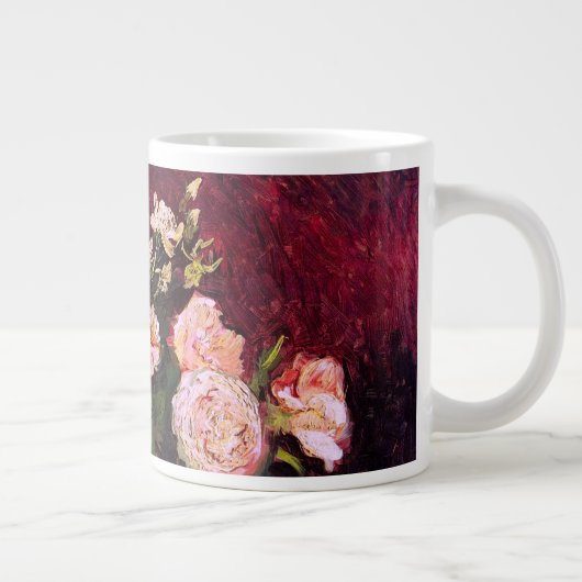 Bowl mit Peonies & Rose Van Gogh Fine Art Jumbo-Tasse (Rechts)