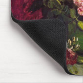 Bowl mit Peonies & Rose Van Gogh Fine Art Mousepad (Ecke)