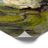 Bowl mit Peonies & Rose Van Gogh Fine Art Poster (Ecke)