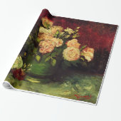 Bowl mit Peonies und Rose, Vincent van Gogh. Geschenkpapier (Ungerollt)