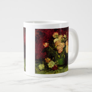 Bowl mit Peonies und Rose, Vincent van Gogh. Jumbo-Tasse
